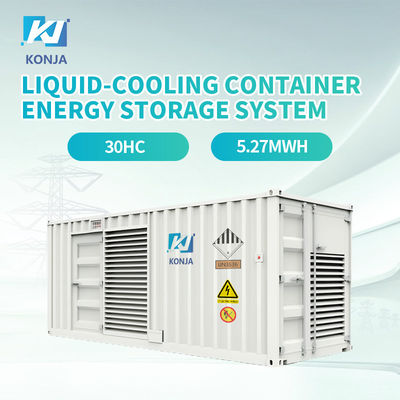 良い価格 KonJa液体冷却 30HC 5.27MWh コンテナ エネルギー貯蔵システム 深循環 BESS コンテナ オンライン