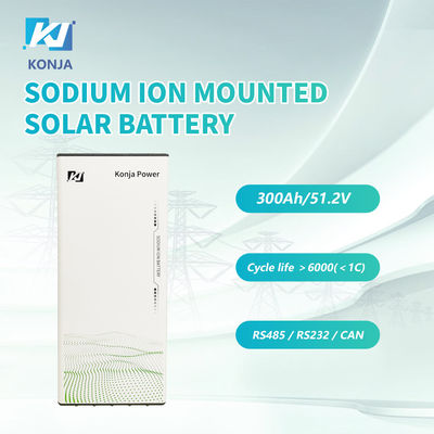 良い価格 KonJaホーム リチャージ可能なナトリウムイオン電池 51.2V 37Ah 5.7kWh 壁掛け太陽電池 5年保証付き オンライン