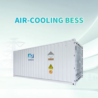良い価格 KonJa 空気冷却 20FT 768Vdc 1MWh 深循環電池 エネルギー貯蔵システム 400Vac コンテナ電池 オンライン