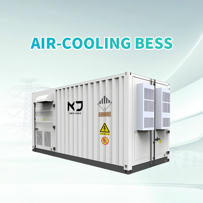 空気冷却 20FT 768Vdc 1.29MWh バッテリーエネルギー貯蔵システム 400Vac コンテナ化 BESS